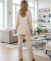 Comprar conjunto alfaiataria feminino blazer calça premium preto modelagem elegante escritório barato ou em promoção ZARA